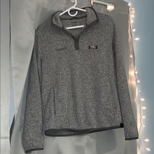 L.L. bean Vermont grey 4 button Pullover